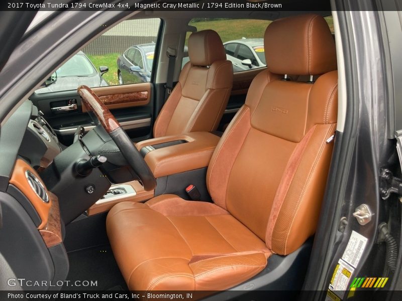 Magnetic Gray Metallic / 1794 Edition Black/Brown 2017 Toyota Tundra 1794 CrewMax 4x4