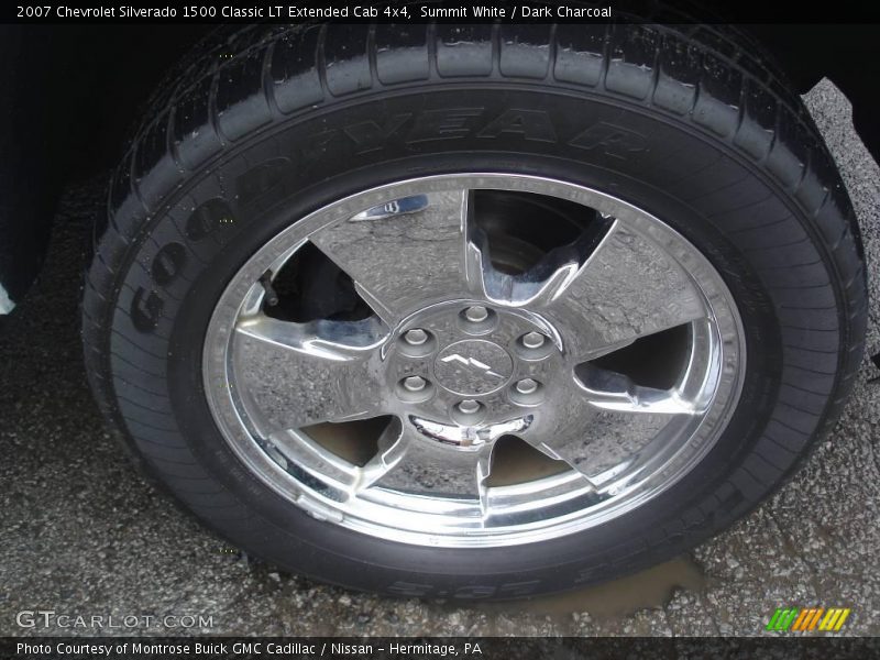 Summit White / Dark Charcoal 2007 Chevrolet Silverado 1500 Classic LT Extended Cab 4x4