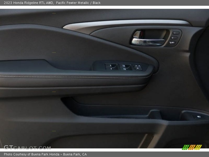 Pacific Pewter Metallic / Black 2023 Honda Ridgeline RTL AWD