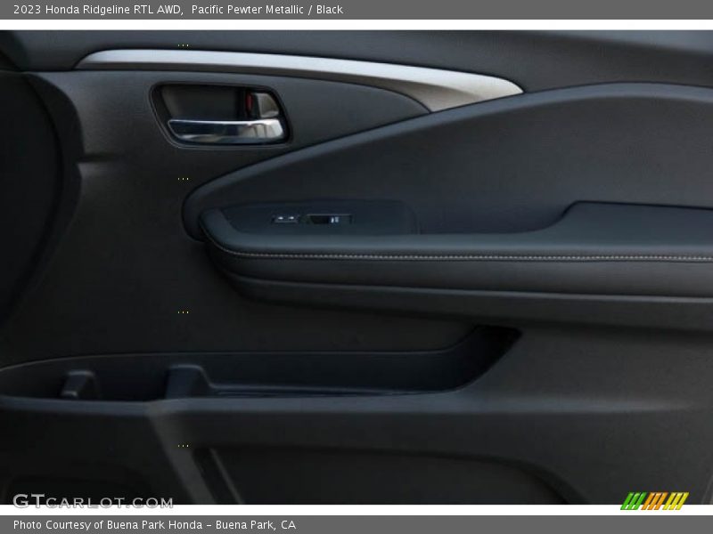 Pacific Pewter Metallic / Black 2023 Honda Ridgeline RTL AWD