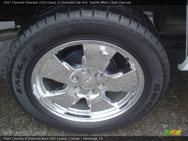 Summit White / Dark Charcoal 2007 Chevrolet Silverado 1500 Classic LT Extended Cab 4x4