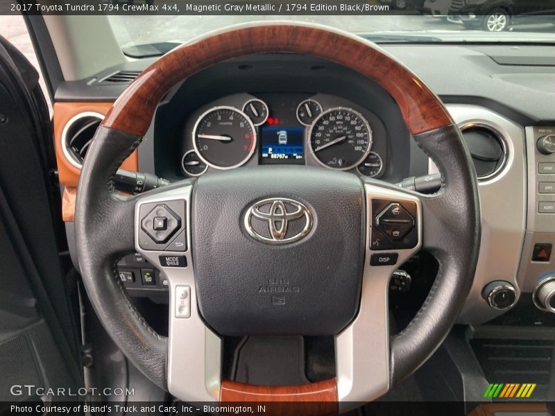 Magnetic Gray Metallic / 1794 Edition Black/Brown 2017 Toyota Tundra 1794 CrewMax 4x4