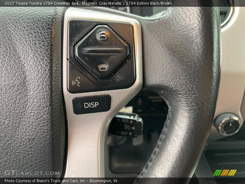 Magnetic Gray Metallic / 1794 Edition Black/Brown 2017 Toyota Tundra 1794 CrewMax 4x4