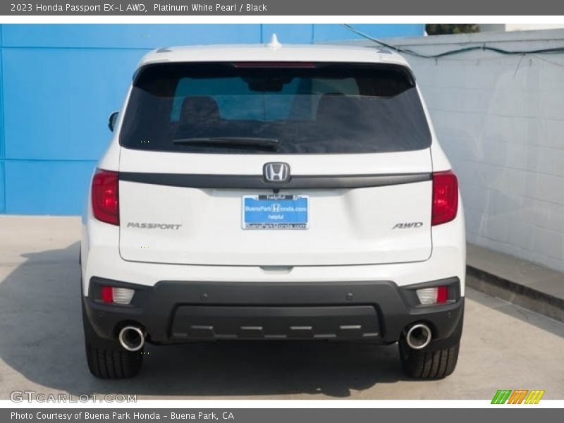 Platinum White Pearl / Black 2023 Honda Passport EX-L AWD