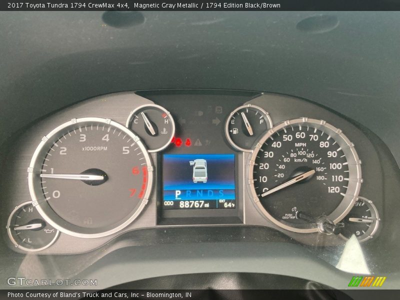 Magnetic Gray Metallic / 1794 Edition Black/Brown 2017 Toyota Tundra 1794 CrewMax 4x4