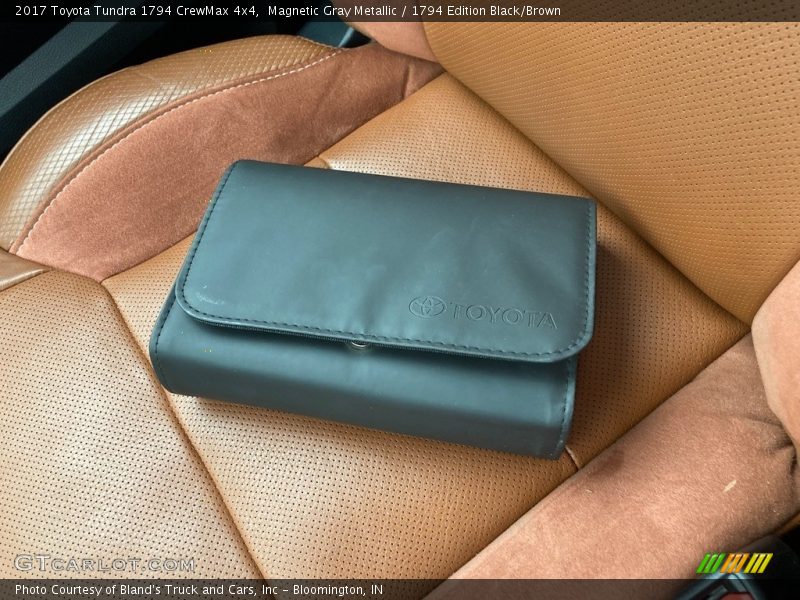 Magnetic Gray Metallic / 1794 Edition Black/Brown 2017 Toyota Tundra 1794 CrewMax 4x4