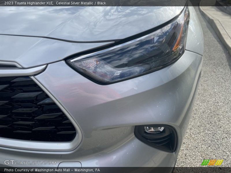 Celestial Silver Metallic / Black 2023 Toyota Highlander XLE