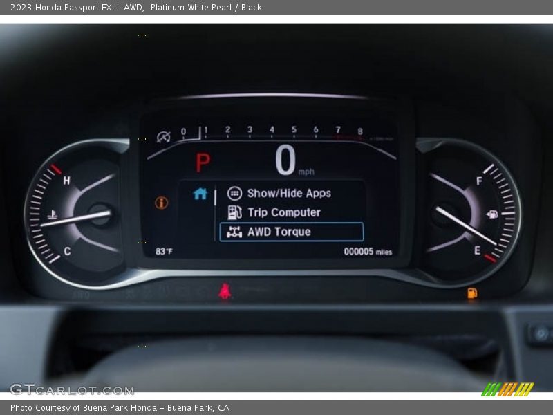  2023 Passport EX-L AWD EX-L AWD Gauges