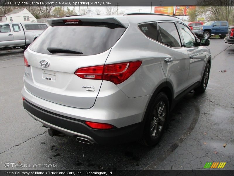 Sparkling Silver / Gray 2015 Hyundai Santa Fe Sport 2.4 AWD