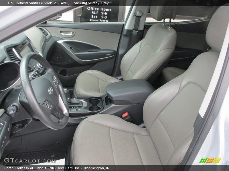Sparkling Silver / Gray 2015 Hyundai Santa Fe Sport 2.4 AWD