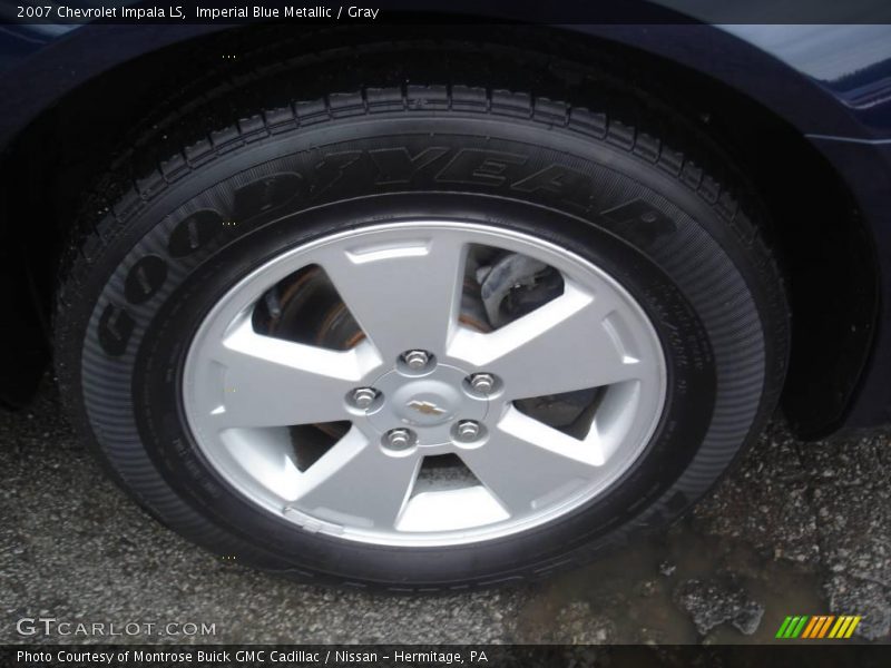 Imperial Blue Metallic / Gray 2007 Chevrolet Impala LS