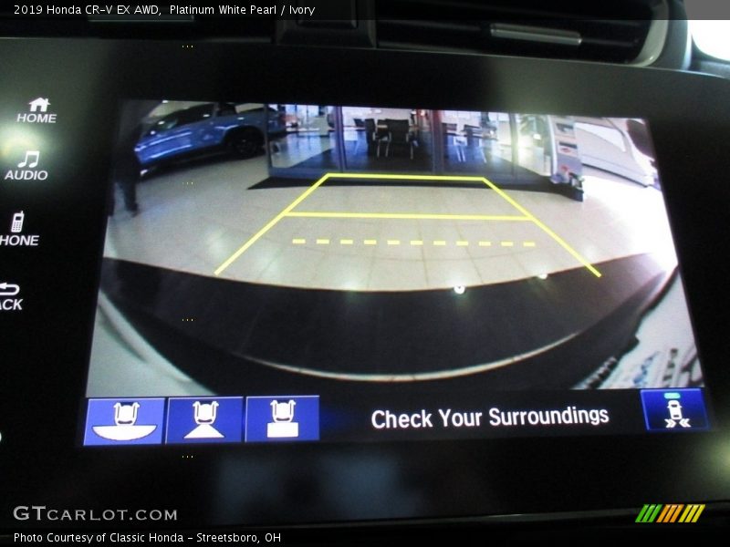 Platinum White Pearl / Ivory 2019 Honda CR-V EX AWD