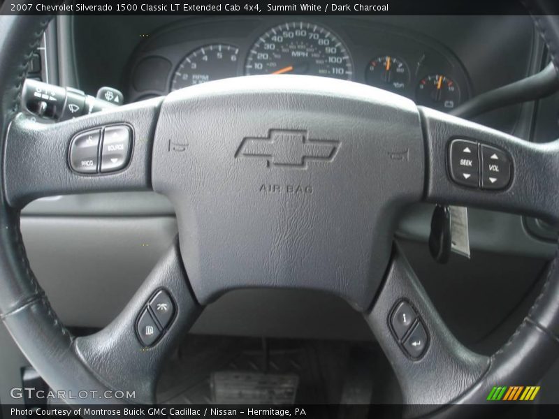 Summit White / Dark Charcoal 2007 Chevrolet Silverado 1500 Classic LT Extended Cab 4x4