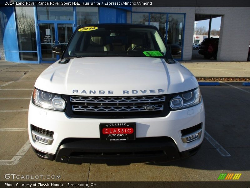 Fuji White / Espresso/Almond/Almond 2014 Land Rover Range Rover Sport HSE