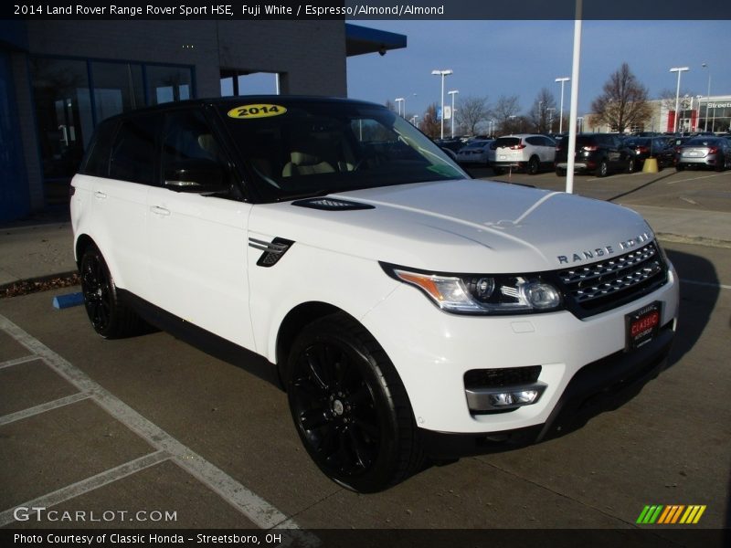 Fuji White / Espresso/Almond/Almond 2014 Land Rover Range Rover Sport HSE