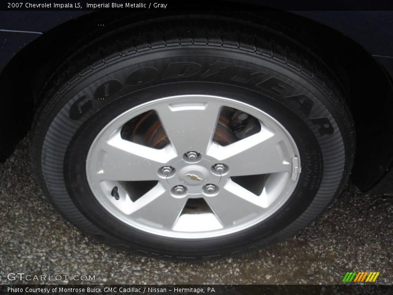 Imperial Blue Metallic / Gray 2007 Chevrolet Impala LS