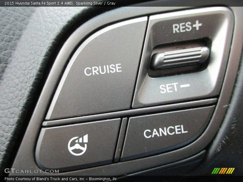 Sparkling Silver / Gray 2015 Hyundai Santa Fe Sport 2.4 AWD
