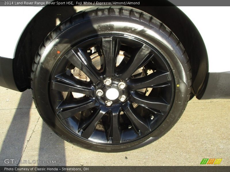 Fuji White / Espresso/Almond/Almond 2014 Land Rover Range Rover Sport HSE
