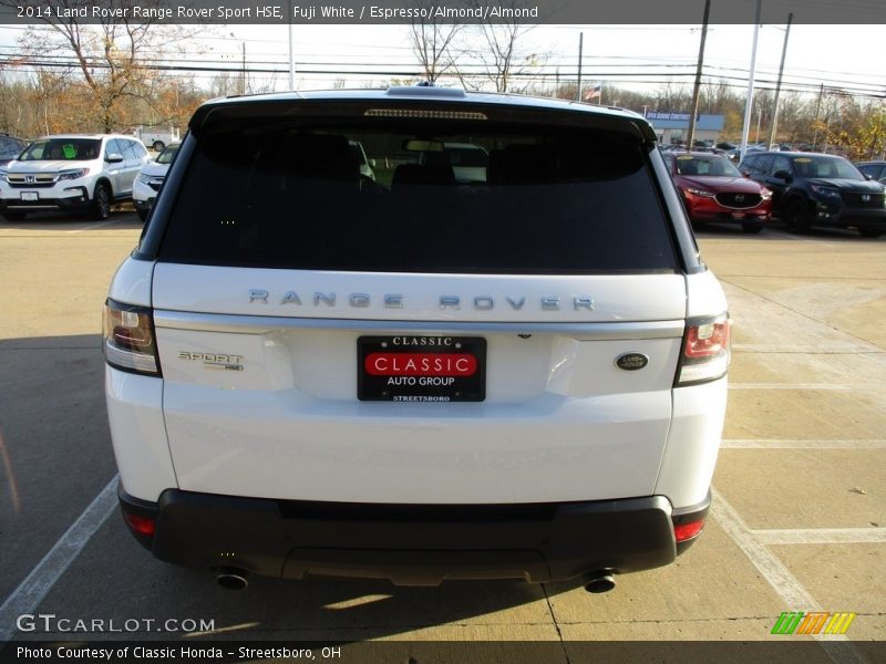 Fuji White / Espresso/Almond/Almond 2014 Land Rover Range Rover Sport HSE