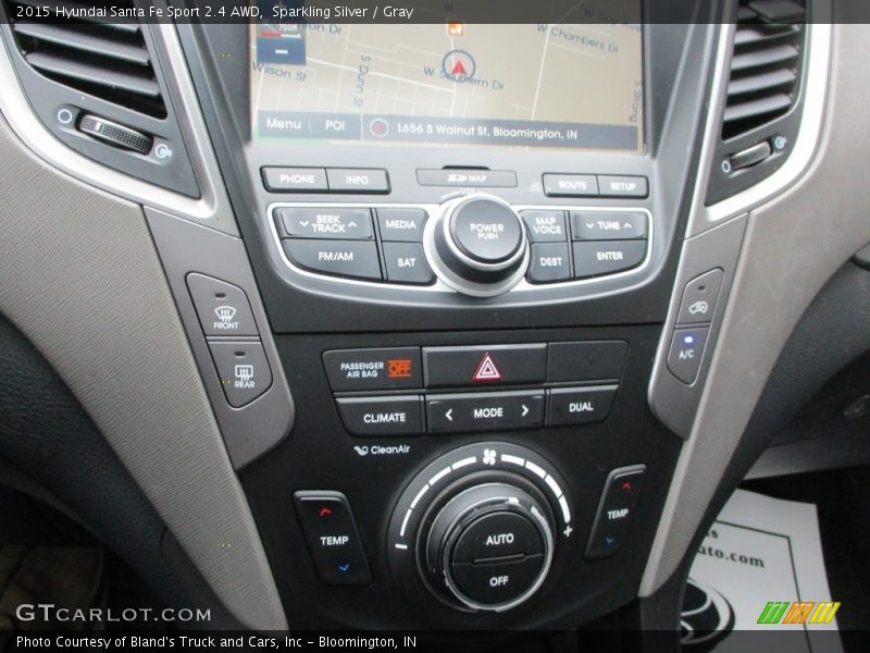Sparkling Silver / Gray 2015 Hyundai Santa Fe Sport 2.4 AWD