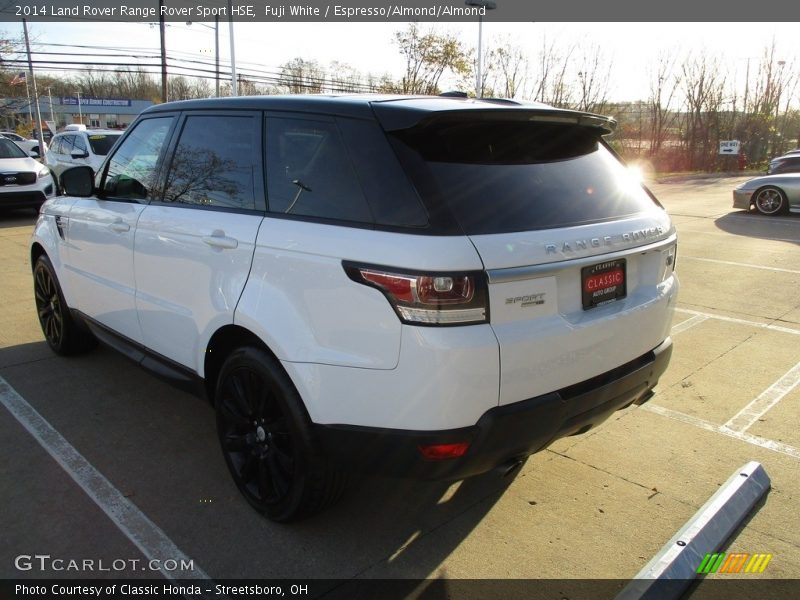 Fuji White / Espresso/Almond/Almond 2014 Land Rover Range Rover Sport HSE