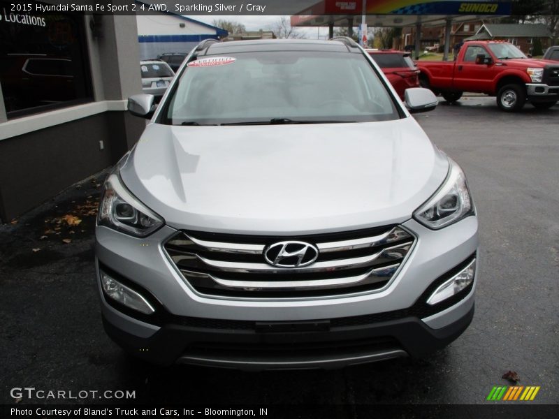 Sparkling Silver / Gray 2015 Hyundai Santa Fe Sport 2.4 AWD