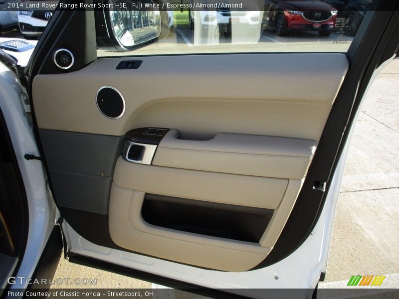 Fuji White / Espresso/Almond/Almond 2014 Land Rover Range Rover Sport HSE