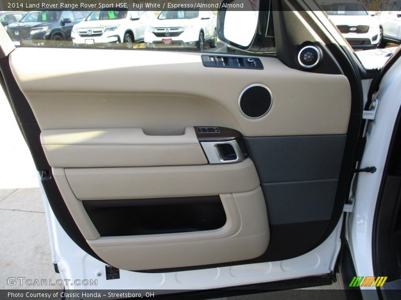 Fuji White / Espresso/Almond/Almond 2014 Land Rover Range Rover Sport HSE