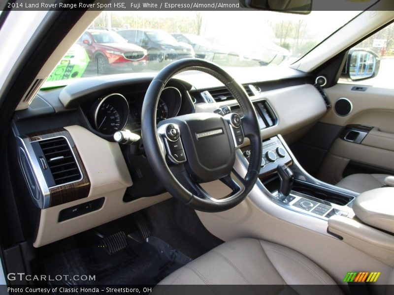 Fuji White / Espresso/Almond/Almond 2014 Land Rover Range Rover Sport HSE