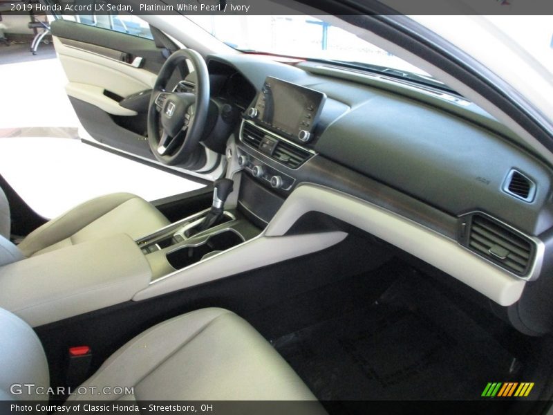 Platinum White Pearl / Ivory 2019 Honda Accord LX Sedan