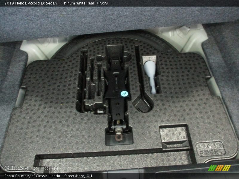Platinum White Pearl / Ivory 2019 Honda Accord LX Sedan