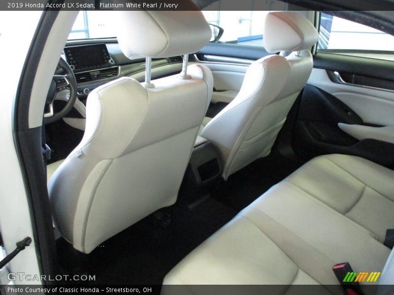 Platinum White Pearl / Ivory 2019 Honda Accord LX Sedan