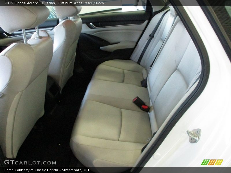 Platinum White Pearl / Ivory 2019 Honda Accord LX Sedan
