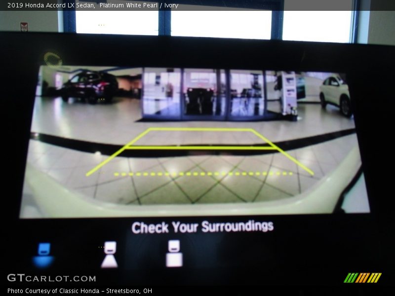 Platinum White Pearl / Ivory 2019 Honda Accord LX Sedan