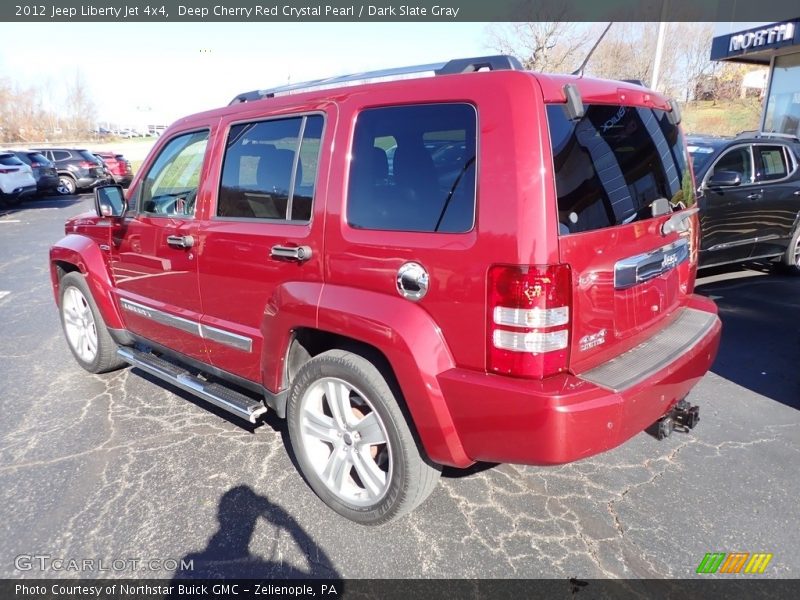 Deep Cherry Red Crystal Pearl / Dark Slate Gray 2012 Jeep Liberty Jet 4x4