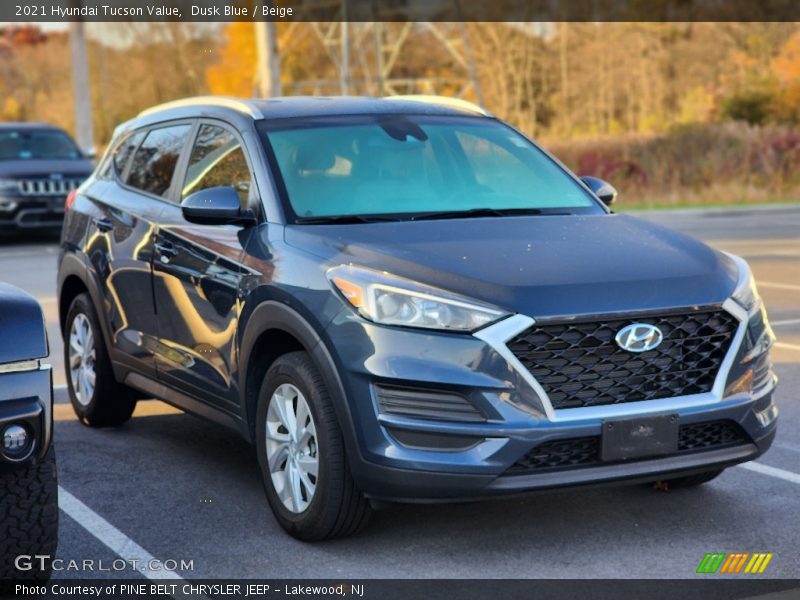 Dusk Blue / Beige 2021 Hyundai Tucson Value