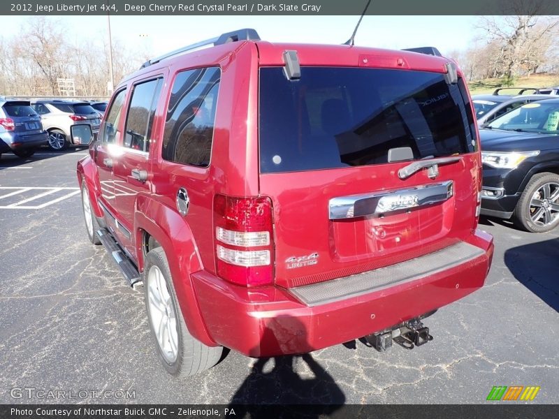 Deep Cherry Red Crystal Pearl / Dark Slate Gray 2012 Jeep Liberty Jet 4x4