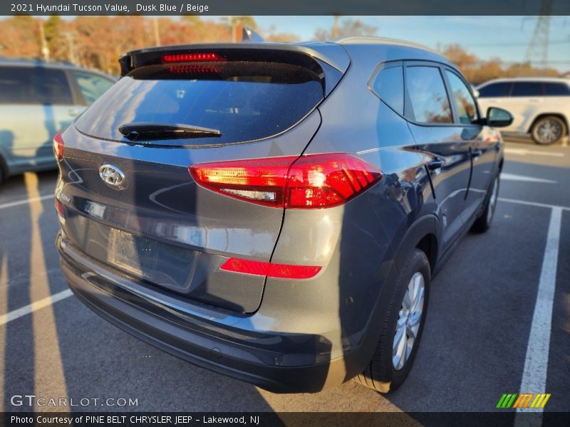 Dusk Blue / Beige 2021 Hyundai Tucson Value