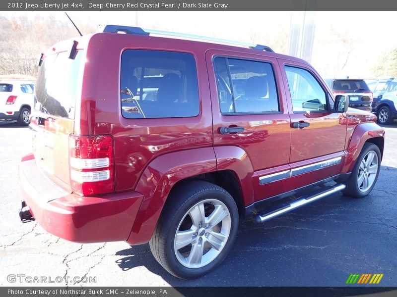 Deep Cherry Red Crystal Pearl / Dark Slate Gray 2012 Jeep Liberty Jet 4x4