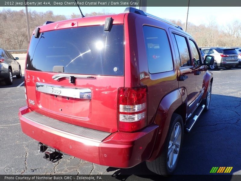 Deep Cherry Red Crystal Pearl / Dark Slate Gray 2012 Jeep Liberty Jet 4x4