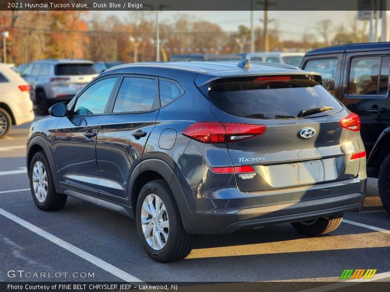 Dusk Blue / Beige 2021 Hyundai Tucson Value