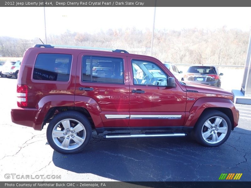 Deep Cherry Red Crystal Pearl / Dark Slate Gray 2012 Jeep Liberty Jet 4x4