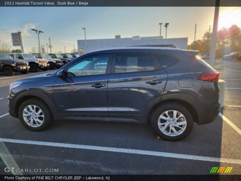 Dusk Blue / Beige 2021 Hyundai Tucson Value