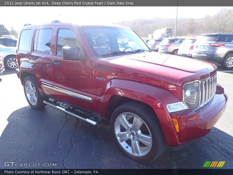 Deep Cherry Red Crystal Pearl / Dark Slate Gray 2012 Jeep Liberty Jet 4x4