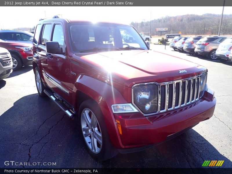 Deep Cherry Red Crystal Pearl / Dark Slate Gray 2012 Jeep Liberty Jet 4x4