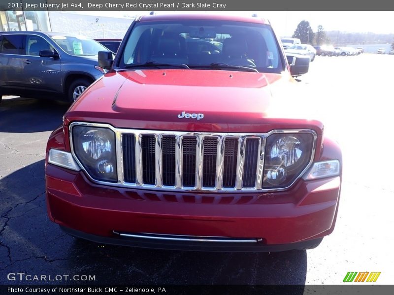 Deep Cherry Red Crystal Pearl / Dark Slate Gray 2012 Jeep Liberty Jet 4x4