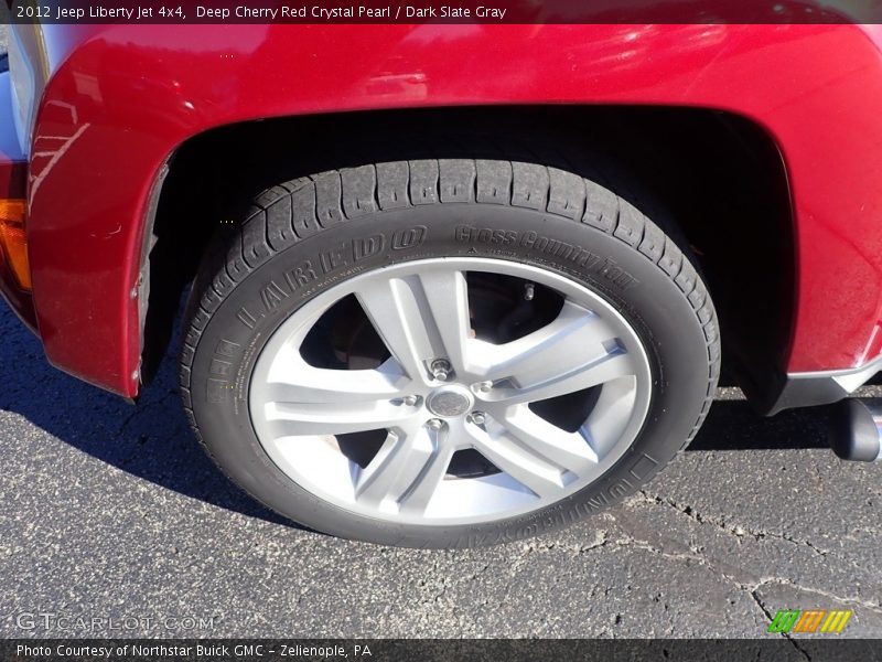 Deep Cherry Red Crystal Pearl / Dark Slate Gray 2012 Jeep Liberty Jet 4x4