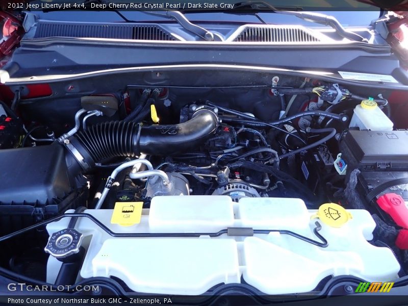 Deep Cherry Red Crystal Pearl / Dark Slate Gray 2012 Jeep Liberty Jet 4x4