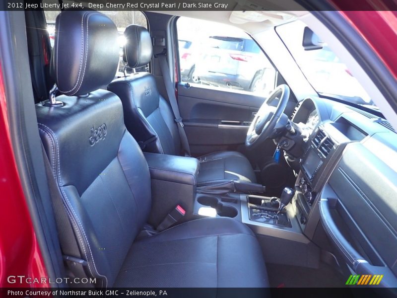 Deep Cherry Red Crystal Pearl / Dark Slate Gray 2012 Jeep Liberty Jet 4x4