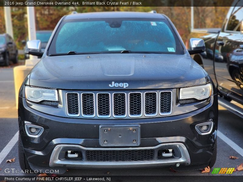 Brilliant Black Crystal Pearl / Black 2016 Jeep Grand Cherokee Overland 4x4